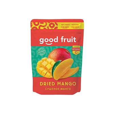 «GOOD FRUIT», манго сушеное, 100 г