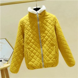 Куртка женская арт МЖ73, цвет:PJC2366 жёлтый-воротник стойка