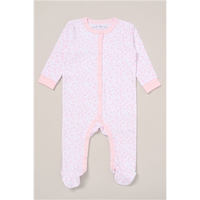 Rock-A-Bye Baby Boutique Pink Printed All in One Cotton 5-Piece Baby Gift Set