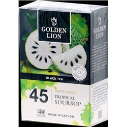 GOLDEN LION. Fruits legend. Тропический саусеп (черный) 90 гр. карт.упаковка