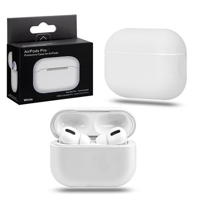 Чехол для AirPods Pro Slim White (белый)