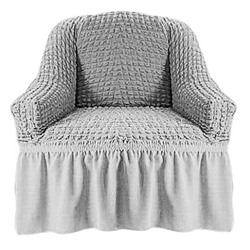 Чехол на кресло, светло-серый