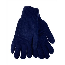 Теплые мужские перчатки из шерсти, цвет синий