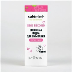 Café Mimi One Second Энзимная пудра для умывания 35 мл