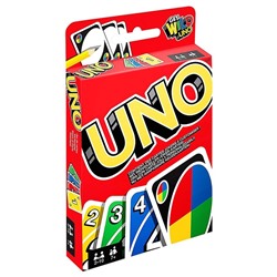 Настольная игра Uno, 2-10 игроков, 7+