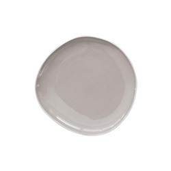 Тарелка закусочная 22см (серый) "Organica" без инд.упаковки.