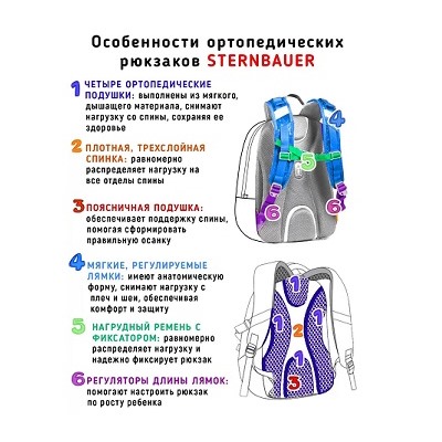 Особенности ортопедических рюкзаков Hummingbird