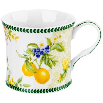 Кружка "Лимоны" 11,5*8,5*7,5 см, 270 мл,  NEW BONE CHINA