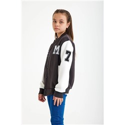Детская студенческая куртка унисекс M с вышивкой mnakıs011