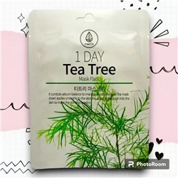 Med B. Тканевая маска с экстрактом чайного дерева, 1 Day Tea Tree Mask Pack 27 мл