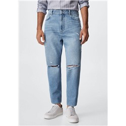 Jeans tapered loose cropped  -  Hombre | MANGO OUTLET España