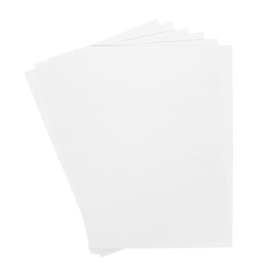 Картон белый А4, 6 листов, мелованный, двусторонний 370г/м² "Кот"