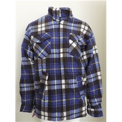 Рубашка мужская утепленная (крупн.клетка) THROUGH р. XL-4XL, цв.в ассортименте