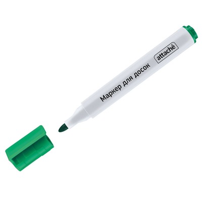 Маркер для досок Attache Accent зеленый, кругл. наконечник, 1-5 мм