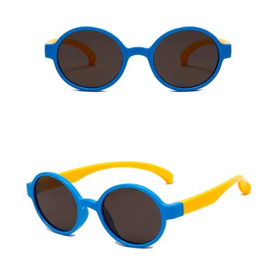 IQ10024 - Детские солнцезащитные очки ICONIQ Kids S5006 С4 голубой-желтый