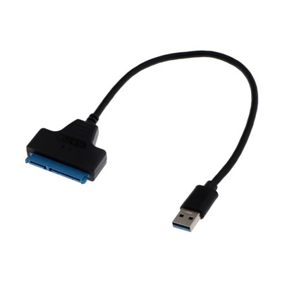 Переходник для SATA, подключение жестких дисков к USB 3.0, черный