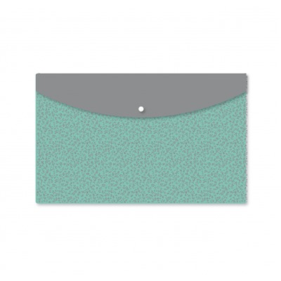 Папка-конверт на кнопке А4 Attache Fleur  180 мкм в ассортименте  6 шт/уп