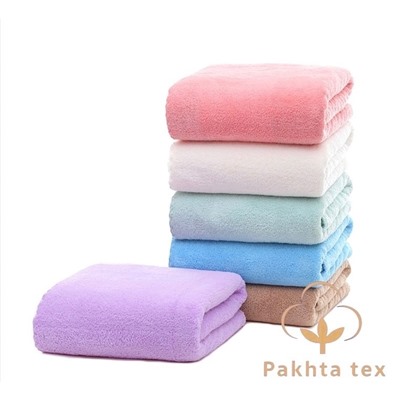 Быстросохнущее полотенце для бани Микрофибра 70х130см 1шт (в ассортименте)