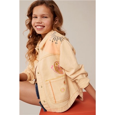 Apricot EMB Shacket (3-16yrs)