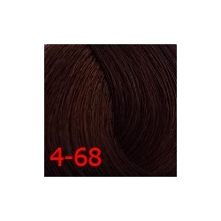 Д 4/68 крем-краска для волос с витамином С средне-коричневый шоколадно-красный 100мл