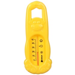 Термометр для ванной «Обезьянка», цвет МИКС желтый/зеленый