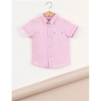 Розовая тканая рубашка Ollie&Olla для мальчика