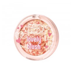 ES Румяна компактные Lovely Blush 202 сочный персиковый, 5г