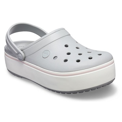 CROCS Crocband™ Platform Clog Light Grey/Rose