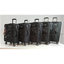 Комплект из 5-ти чемоданов  50159-5 Темно-серый