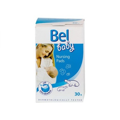 Вкладыши в бюстгальтер Bel Baby Narsing Pads  д/кормящей матери 30 шт 4911917