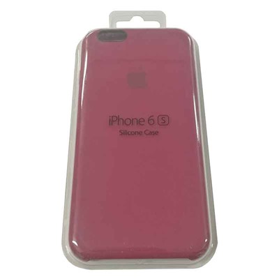 Силиконовый чехол для iPhone 6/6S бордовый