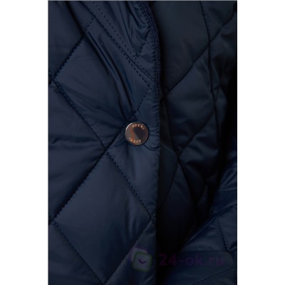 Пальто 3580 AVERI Тёмно-синее стёганное пальто