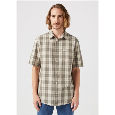 Рубашка мужская SS 1 PKT SHIRT DUSTY OLIVE