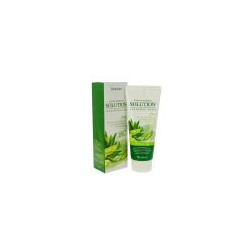 DEOPROCE NATURAL PERFECT SOLUTION CLEANSING FOAM GREEN EDITION ALOE Пенка для умывания с экстрактом алоэ вера 170г