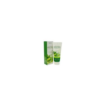 DEOPROCE NATURAL PERFECT SOLUTION CLEANSING FOAM GREEN EDITION ALOE Пенка для умывания с экстрактом алоэ вера 170г