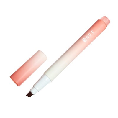 Набор маркеров-текстовыделителей 4 штуки, 4 цвета, оранжево-розовый градиент