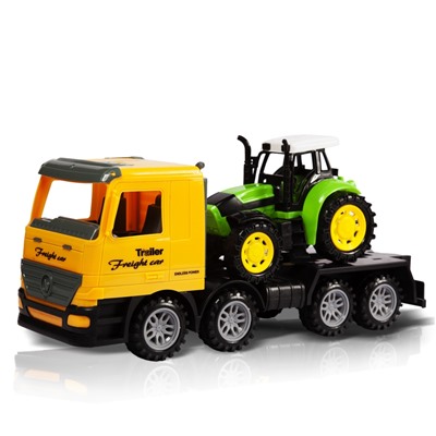 Handers фрикционная игрушка "Грузовик: Перевозка трактора" (37 см)