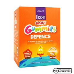 Жевательные таблетки Ocean Smart Gummies Defense 64 сока