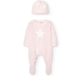 Pack tricotosa de bebé color rosa-BCI