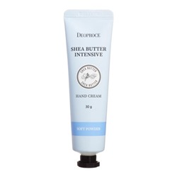 DEOPROCE SHEA BUTTER INTENSIVE HAND CREAM SOFT POWDER Интенсивный увлажняющий крем для рук с маслом ши 30г