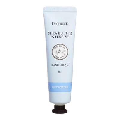 DEOPROCE SHEA BUTTER INTENSIVE HAND CREAM SOFT POWDER Интенсивный увлажняющий крем для рук с маслом ши 30г