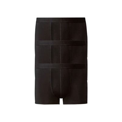 LIVERGY® Herren Boxer, 3 Stück, mit hohem Baumwollanteil