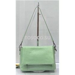 035-2 green сумка  Wifeore натуральная кожа 16х24х7
