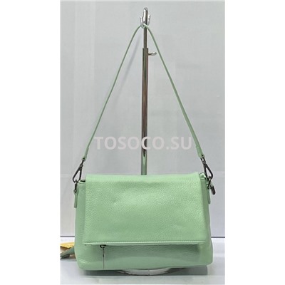 035-2 green сумка  Wifeore натуральная кожа 16х24х7