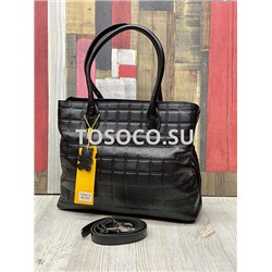 1064-2 black сумка Wifeore натуральная кожа 27х24х9