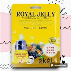[EKEL] Маска тканевая с Пчелиным маточным молочком ROYAL JELLY Ultra Hydrating Essence Mask, 25 мл