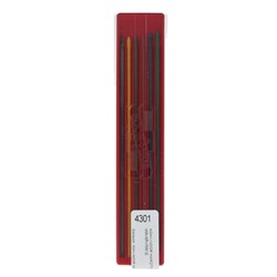 Набор цветных грифелей для цанговых карандашей 2.0 мм, 6 штук Koh-I-Noor 4301