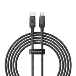 Кабель Baseus Unbreakable Series Fast Charging Data Cable Type-c to Type-c 100W 2m - Cluster Black (P10355800111-01)