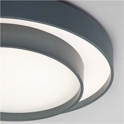 Потолочный  светодиодный светильник с регулировкой яркости и цветовой температуры
                     Eurosvet  90331/2 серый