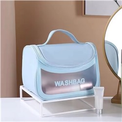 Kristaller Косметичка женская Washbag zippered envelope, голубой